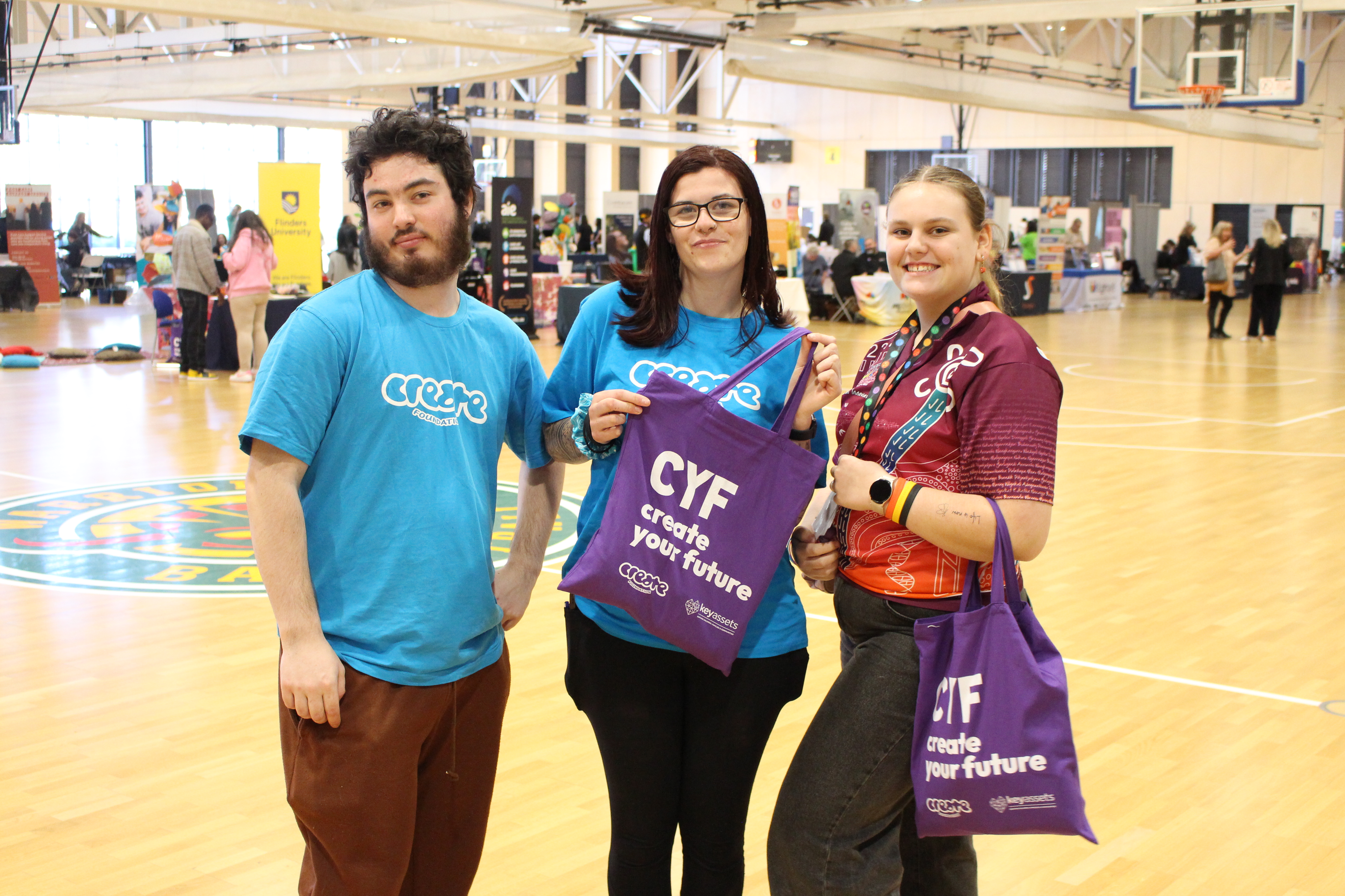 A photo from the 2025 CYF Expo in partnership with CREATE Foundation and Key Assets Australia. 